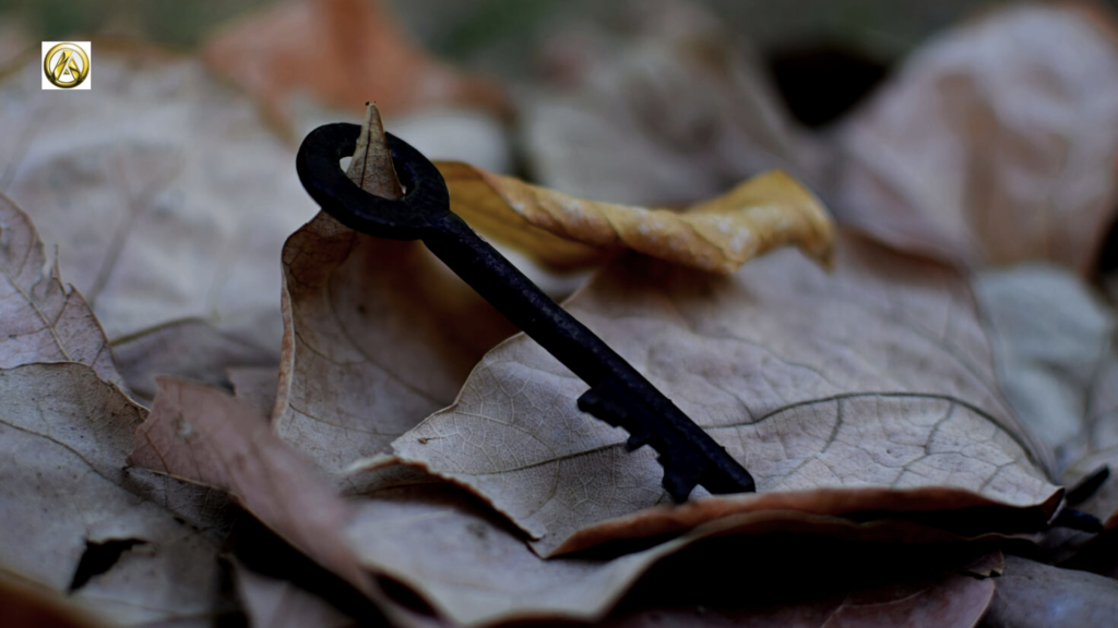Ancient Key to Spiritual Awakening on leaves